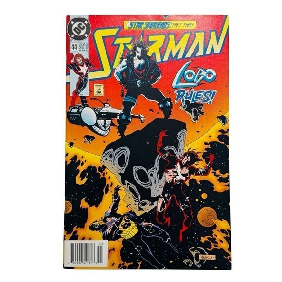 Starman #44 DC Comics 1992 LOBO RULES! Star Shadows: Part Three NM - Picture 1 of 5